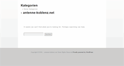 Desktop Screenshot of antenne-koblenz.net