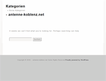 Tablet Screenshot of antenne-koblenz.net